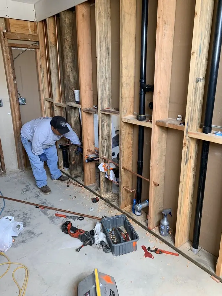 Commercial rough-in plumbing for Gas Line Repair in Villa Vista